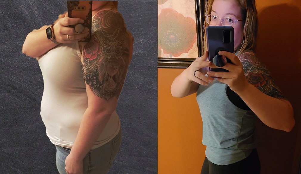 Heather's weight loss transformation