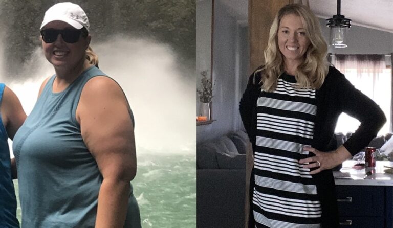 Sara's weight loss transformation