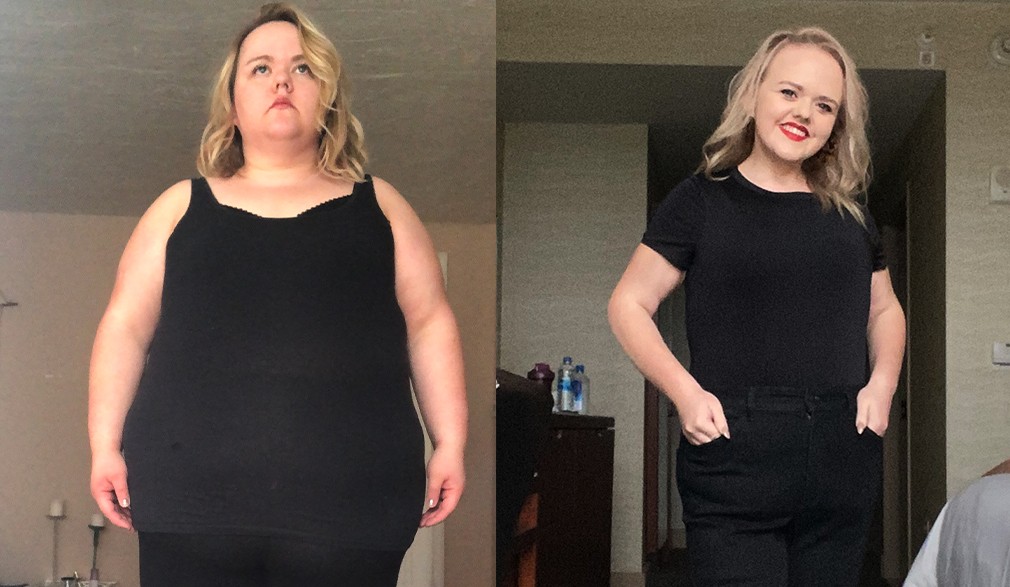 Samantha's weight loss transformation