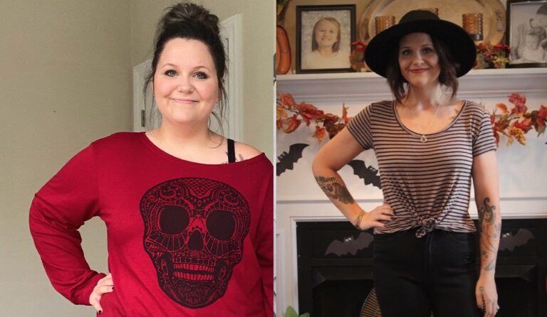 Megan's weight loss transformation