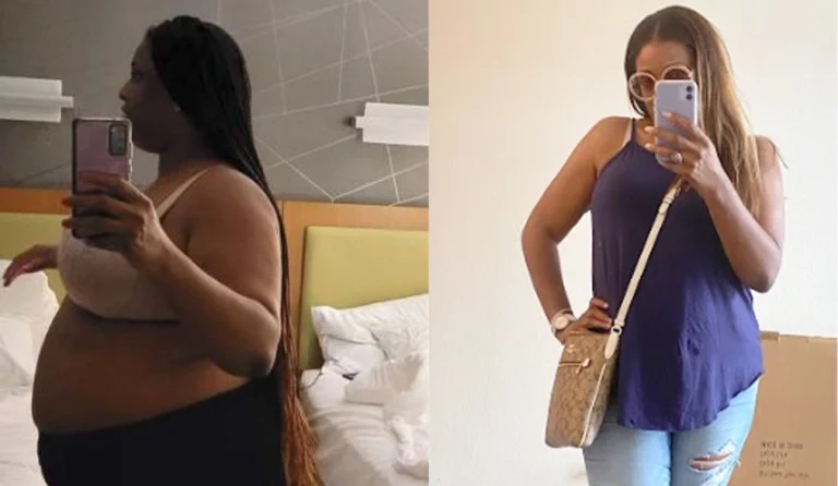 Dejana's weight loss transformation